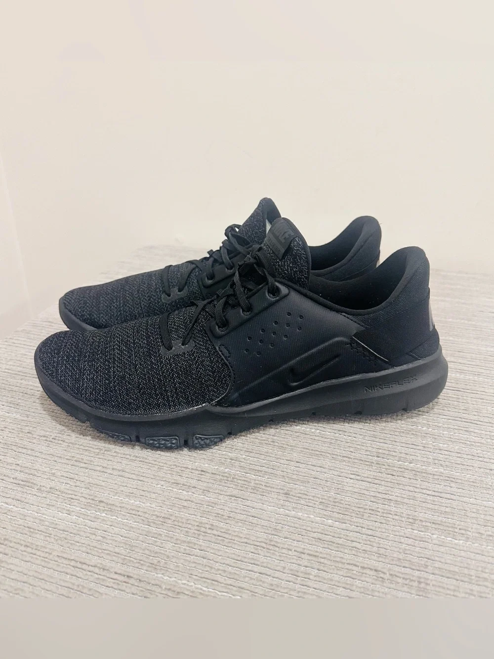 Nike  Flex Control TR3 Triple Black Mens Shoes Training Running Size 12,5